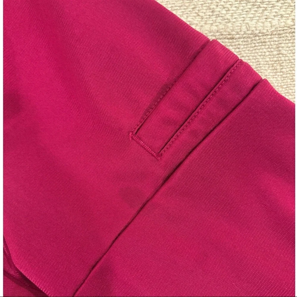 Adidas x Danielle Cathari Burgundy Track Jacket with White Stripe Details - Picture 6 of 7